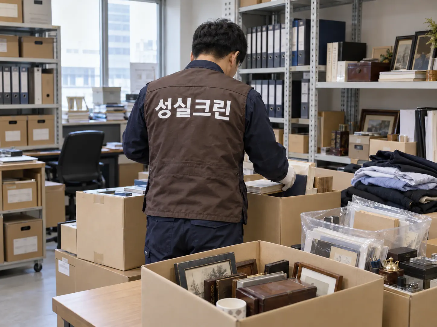사업장 보관 유품과 문서·소지품 분류 정리